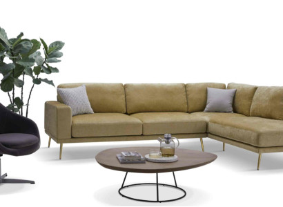 Design Fabric Corner sofa L-shape Sofa Couch Design Upholstery Textile Decoration Modern